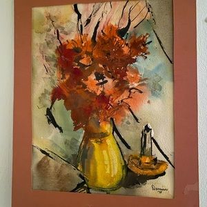 Original midcentury painting